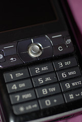Cell phone keypad